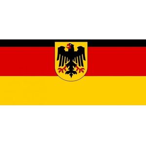 Duitse mega vlag met adelaar 150 x 240 cm - Vlaggen