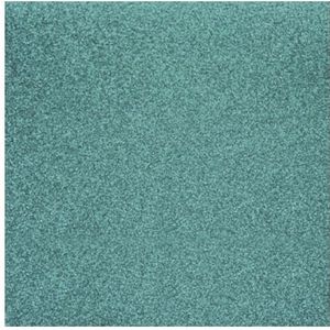 5x stuks turquoise blauw glitter papier vellen 30.5 x 30.5 cm - Hobbypapier