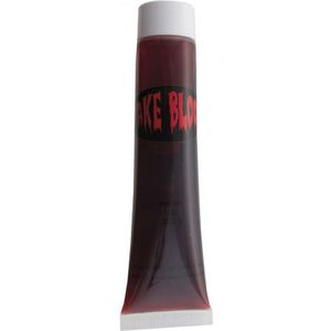 Halloween nep bloed tube - horror thema - 34 ml - carnaval/verkleed artikel - wonden maken - Schmink attributen