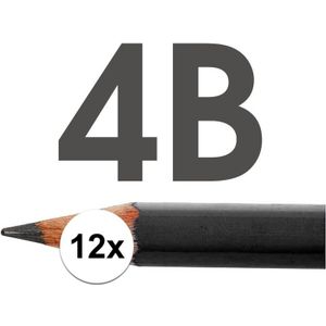 Technisch tekenen potloden hardheid 4B - Tekenpotloden