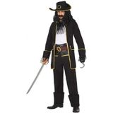 Carnaval piraten verkleedkleding Kapitein Thomas voor heren - Carnavalskostuums