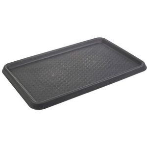 Kunststof mat zwart 40 x 60 cm - Deurmatten