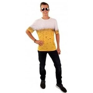 Feestkleding bier t-shirt voor volwassenen - Carnavalskostuums