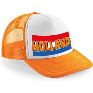 Snapback/cap - Holland - vlag - koningsdag/voetbal - Nederlandse vlag - dames/heren - Verkleedhoofddeksels