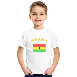 Ghanees vlaggen t-shirt voor kinderen - Feestshirts