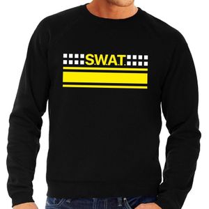 Politie SWAT team logo sweater zwart voor heren - Feesttruien