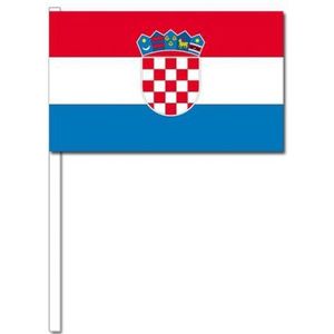 Zwaaivlaggetjes Kroatische vlag - zwaaivlaggen
