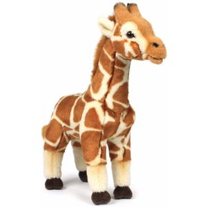 WNF bruine knuffel giraffe 31 cm - Knuffeldier