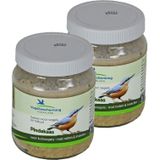 Vogelbescherming Vogelvoer - 2x - pindakaas - met insecten en noten - 330 gr
