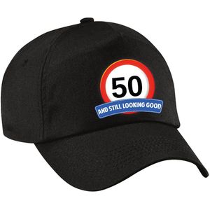 50 and still looking good stopbord pet / cap zwart voor volwassenen - Verkleedhoofddeksels