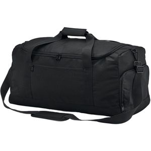 Reistas/weekendtas/sporttas model Active - zwart - 55 x 26 x 27 cm - 35 liter - Reistas (volwassen)