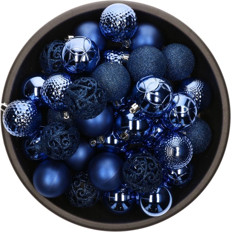 Doodskaak Kaarsen Oppervlakkig 74x stuks kunststof kerstballen mix turquoise blauw en ijsblauw 6 cm -  Kerstbal (cadeaus & gadgets) | € 40 bij Primodo.nl | beslist.nl