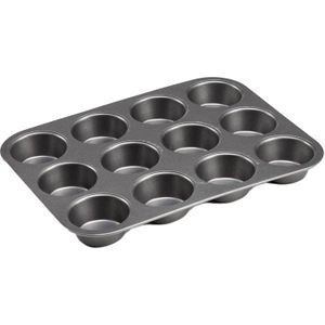 Kinvara - Muffins/cupcakes maken bakvorm/blik voor 12x stuks 26 x 20cm