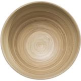 Secret de Gourmet Slakom/serveer schaaltjes - bamboe - beige- D25 cm