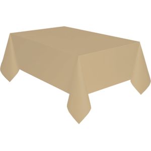 Papieren tafelkleden/tafellakens decoratie goud 137 x 274 cm - Feesttafelkleden