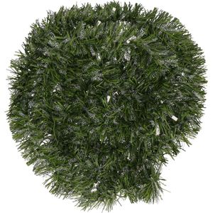 Kerstslinger - groen - 270 cm - lametta/tinsel - folie slinger - kerstversiering - Kerstslingers