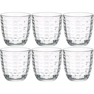 Set van 18x stuks tumbler waterglazen/drinkglazen transparant 300 ml - Drinkglazen