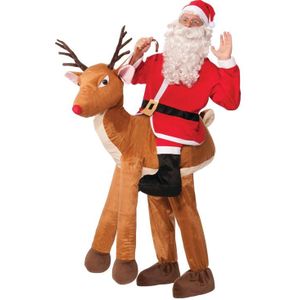 Instapkostuum Kerstman op Rudolf voor volwassenen - Kerst kostuums