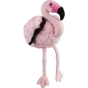 Pluche knuffel dieren Flamingo vogel van 30 cm - Vogel knuffels
