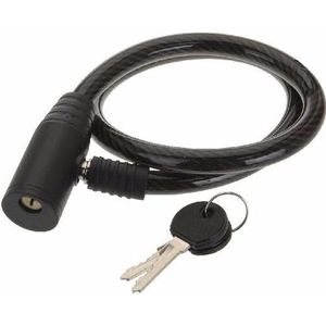 Fietsslot - zwart - 65 cm - incl. 2 sleutels - Fietssloten