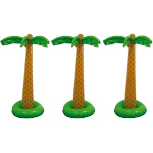 Set van 3x stuks opblaasbare palmboom/bomen 180 cm - Opblaasfiguren