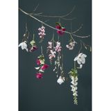 Kunstbloem Orchidee tak - lichtroze - 75 cm - Kunst zijdebloemen - Kunstbloemen