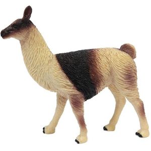 Plastic lama's bruin 9 cm - Speelfiguren