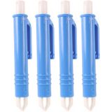 Tekentang - 4x - kunststof - tekenpincet/tekenverwijderaar - 5 cm - Tekentang