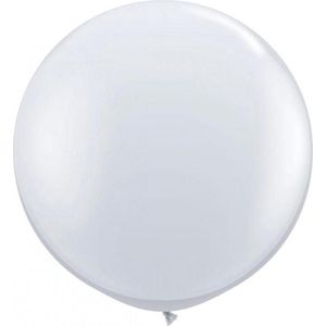 Transparante grote ballonnen 90 cm diameter - Diamond Clear - Ballonnen