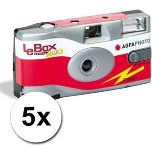 Wegwerp cameras met 27 fotos 5 st - Wegwerpcameras