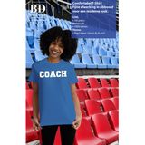 Cadeau t-shirt voor dames - coach - blauw - bedankje - verjaardag - Feestshirts