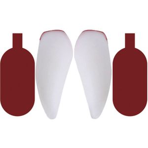 Vampieren/Dracula tanden met nepbloed - Verkleedattributen