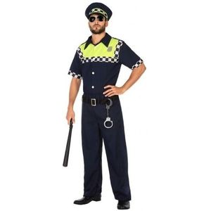 Carnaval Engelse politie verkleedkleding voor volwassenen - Carnavalskostuums