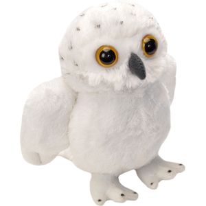 Pluche dieren knuffels Sneeuwuil van 18 cm - Vogel knuffels