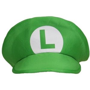 Groene Loodgieter pet voor Luigi - Verkleedhoofddeksels