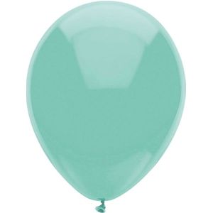 Ballonnen - mintgroen - verjaardag/thema feest - 100x stuks - 29 cm - Ballonnen