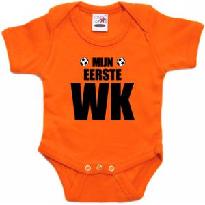 Mijn eerste WK verkleed/cadeau romper voor babys Holland / Nederland / EK / WK supporter - Feest rompertjes