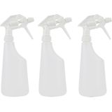 Plantenspuiten/waterspuiten - 6x - 0,6 liter - transparant - kunststof - Waterverstuivers - Plantenspuiten