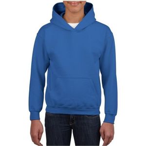 Kobalt blauwe trui met capuchon voor jongens - Sweaters kinderen