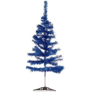 Kleine ijsblauw kerstboom van 90 cm - Kunstkerstboom
