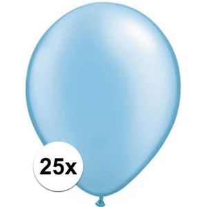 Qualatex Azure blauwe ballonnen 25 stuks - Ballonnen