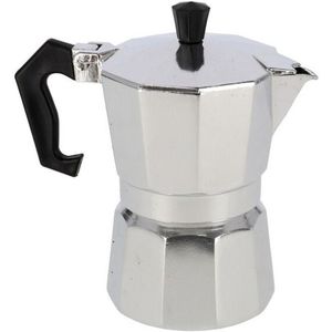 Aluminium moka/koffiemaker voor 3 kopjes espresso 150 ml