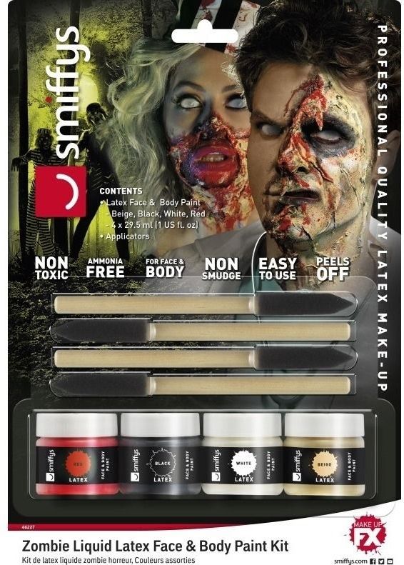 Halloween latex make-up set - Schmink (cadeaus & gadgets) | € 20 bij Primodo.nl | beslist.nl