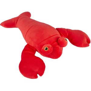 Pluche Kleine Knuffel Zeedieren Kreeft van 33 cm - Speelgoed Beesten Uit de Soft Serie