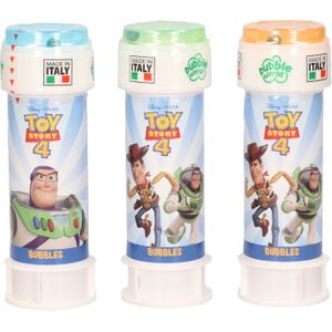 3x Disney Toy Story bellenblaas flesjes met bal spelletje in dop 60 ml voor kinderen - Bellenblaas