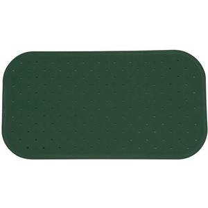 MSV Douche/bad anti-slip mat badkamer - rubber - groen - 36 x 97 cm - met zuignappen - extra lang formaat