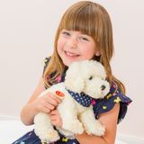 Knuffeldier hond Labradoodle - zachte pluche stof - premium kwaliteit knuffels - 28 cm - Knuffel huisdieren