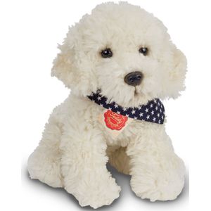 Knuffeldier hond Labradoodle - zachte pluche stof - premium kwaliteit knuffels - 28 cm - Knuffel huisdieren