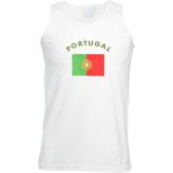 Portugal vlaggen tanktop/ t-shirt - Feestshirts