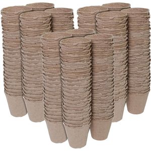 Talen Tools Stekpotje / kweekpot - 288x stuks - 6 cm - turfpotjes